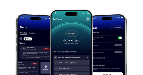 OmniWatch mobile app on iPhone