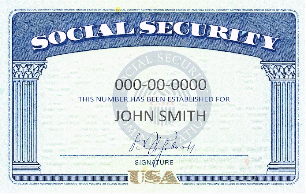 Social Security Card Picture