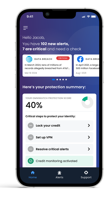 Identity monitoring illustration