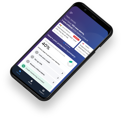 Dark Web Monitoring on mobile device